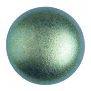 Cabuchon de vidrio par Puca® 25mm - Metallic mat green turquoise 23980/94104